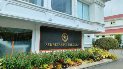 Gedung Sekretariat Kabinet, tempat wartawan CNN Indonesia dicabut kartu identitas (ID Card) nya. (Dok. Ist)