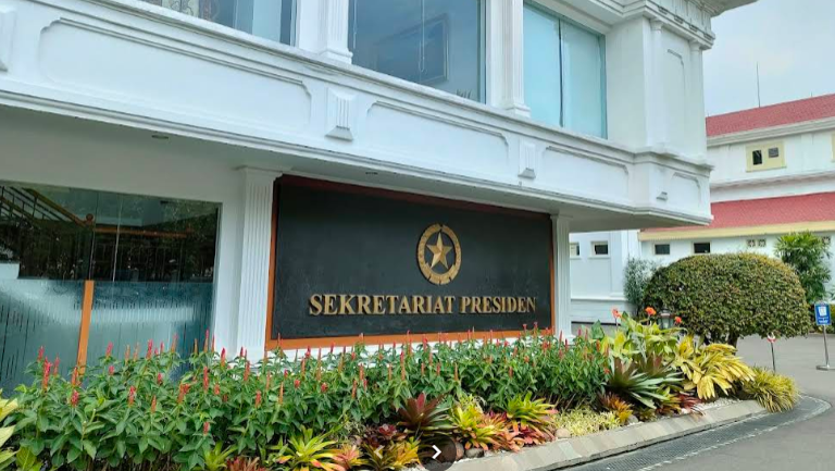 Gedung Sekretariat Kabinet, tempat wartawan CNN Indonesia dicabut kartu identitas (ID Card) nya. (Dok. Ist)