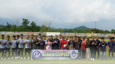 Bupati Sebastianus Darwis Resmi Buka Turnamen Sepak Bola Siaga Cup III di Monterado