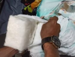Kelabui Petugas, Sabu Disembunyikan di Antara Tumpukan Popok dalam Koper di Supadio