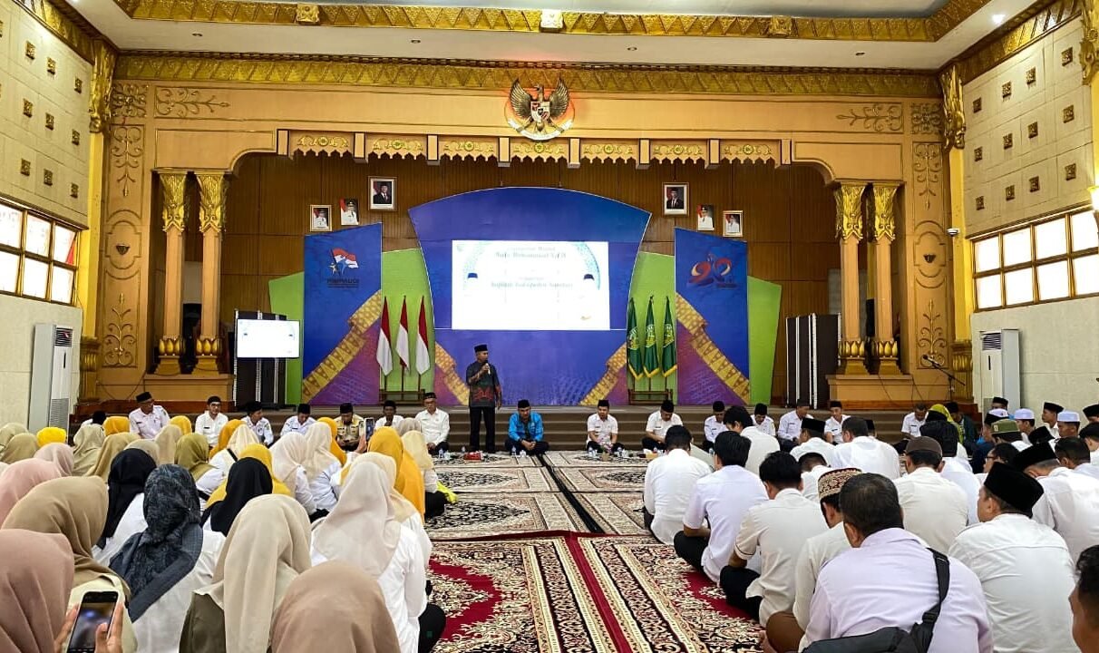 "Peringatan Maulid Nabi Muhammad SAW di Aula Kantor Bupati Sambas, Rabu (10/9/2025). (Dok. DNS/Faktakalbar.di"