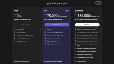 ChatGPT Go Resmi Rilis di Indonesia, Harga Cuma Rp 75.000!