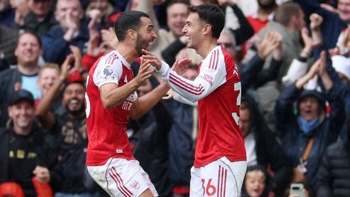 Hasil Arsenal vs Nottingham 3-0, The Gunners Puncaki Klasemen