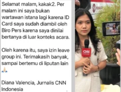 Pencabutan ID Card Reporter di Istana, Dewan Pers Tegaskan Harus Hormati UU Pers