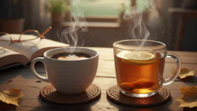 Mana yang Lebih Baik Kopi atau Teh di Pagi Hari? Fokus Tajam vs Efek Menenangkan