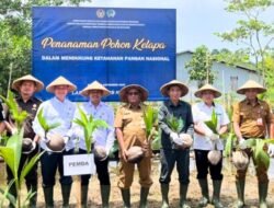 Wujudkan Asta Cita dan 13 Program Akselerasi, Lapas Ketapang Gelar Penanaman 1000 Pohon Kelapa Serentak