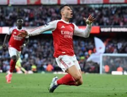 Skor 1-1, Man City Gagal Menang, Martinelli Jadi Jimat Keberuntungan Arsenal