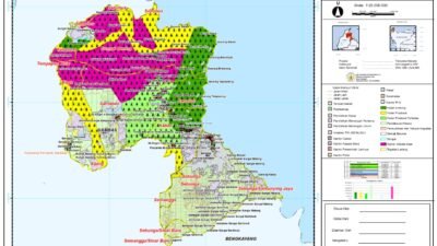 "Wilayah Masyarakat Adat Kecamatan Sajingan Besar yang masuk Kawasan Hutan. (Dok. DNS/Faktakalbar.id)"