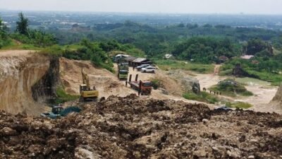Ilustrasi - Salah satu lokasi lahan tambang ilegal. (Dok. ESDM)