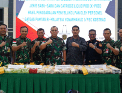 TNI Gagalkan Penyelundupan 63 Kg Sabu, Pangdam XII/Tpr Serahkan Barang Bukti ke BNNP Kalbar