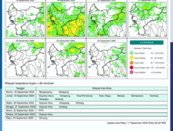 Peringatan Dini Cuaca BMKG: Beberapa Wilayah Kalbar Berpotensi Hujan Lebat Hari Ini