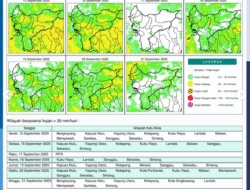 Sejumlah Wilayah Kalimantan Barat Berpotensi Hujan Lebat Hari Ini