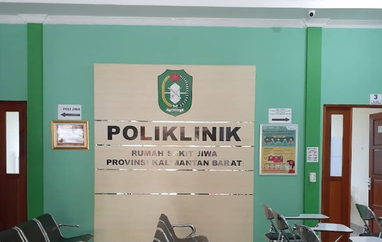 Suasana di Poliklinik Rumah Sakit Jiwa (RSJ) Provinsi Kalimantan Barat di Singkawang. (Dok. Dhn/Faktakalbar.id)