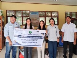 PT Mayawana Persada Beri Insentif Guru Honorer dan Bantuan Peralatan Olahraga untuk Siswa