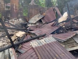 Rumah Hangus di Serumpun Sambas, Diduga Korsleting Listrik
