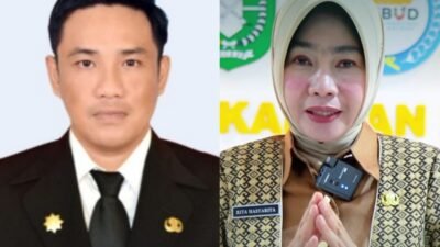 "Dua pejabat Pemprov Kalbar, Abussamah (kiri) dan Rita Hastarita (kanan), dijatuhi sanksi karena diduga melanggar netralitas ASN dalam Pilgub Kalbar 2024. (Dok. Kolase by Faktakalbar.id)"