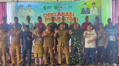 "Sembilan desa di Kecamatan Sejangkung, Sambas, resmi mendeklarasikan diri sebagai wilayah Bebas Buang Air Besar Sembarangan (ODF), menandai langkah penting menuju hidup lebih sehat. (Dok. Ist)"