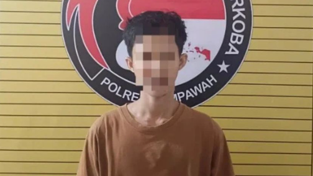 Warga Sungai Kunyit berinisial S diamankan Satresnarkoba Polres Mempawah atas dugaan pengedaran sabu.