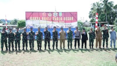 Bukan Sekadar Jaga Perbatasan, TNI AL Turun Tangan Bangun Desa di Sambas