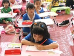 Semarak Hari Jadi ke-254 Pontianak: Ratusan Anak Unjuk Kreativitas di Lomba Mewarnai