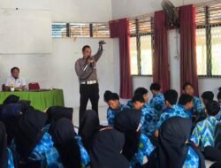 Tiga Ancaman Remaja: Polisi Sasar Siswa SMAN 1 Sukadana Terkait Bahaya Bullying, Balap Liar, dan Narkoba