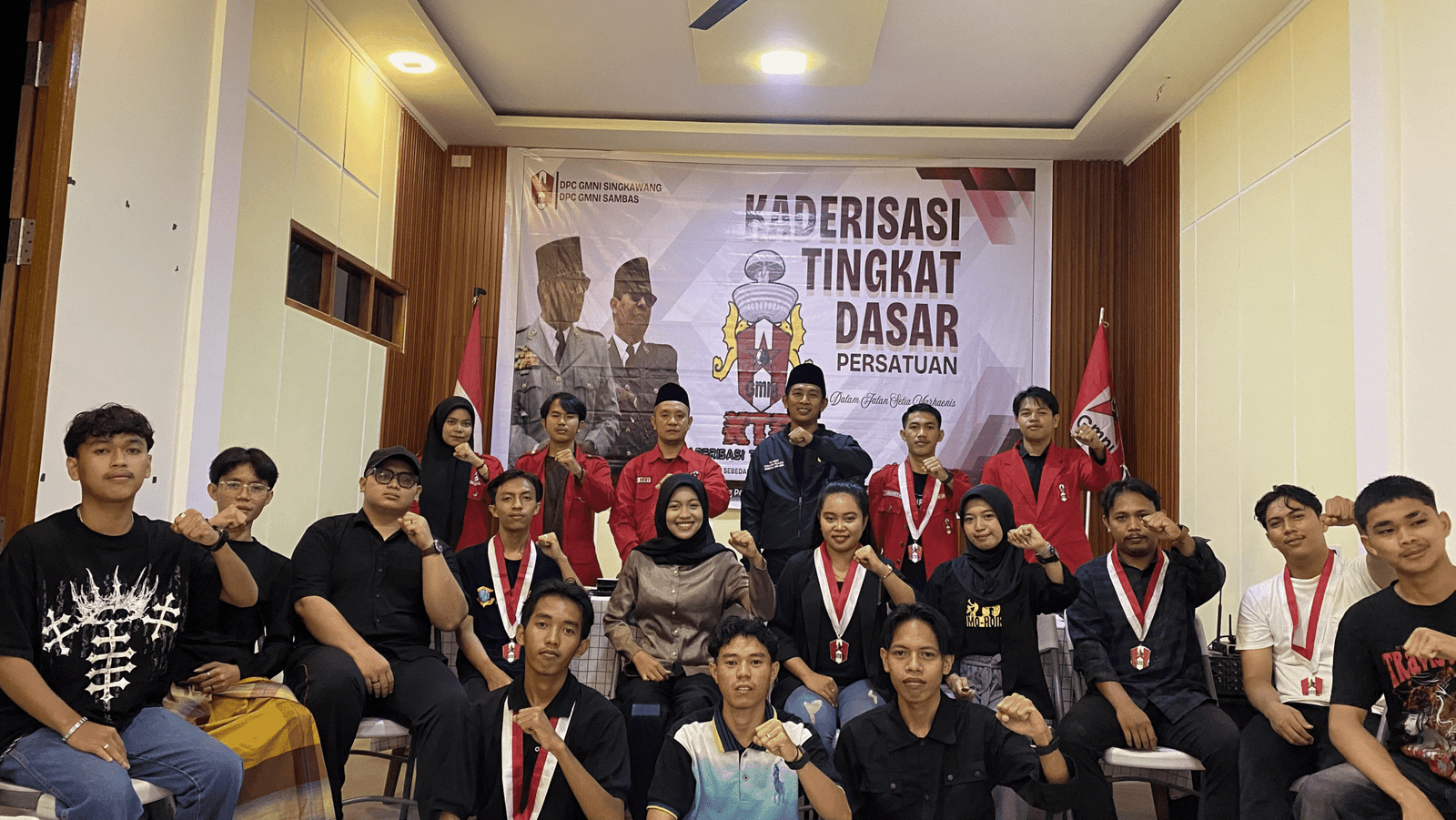 GMNI Sambas dan GMNI Singkawang gelar kaderisasi bersama.