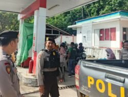 Jaga Keamanan Sukadana, Satsamapta Polres Kayong Utara Sisir Sejumlah Ruas Jalan Utama