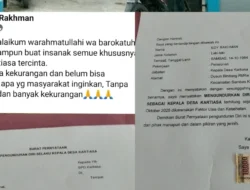 Kades Kartiasa Edy Rakhman Resmi Mundur, Unggahan Maaf di Facebook Jadi Sorotan