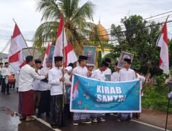 Peringati Hari Santri 2025, Seribuan Santri di Kayong Utara Gelar Kirab