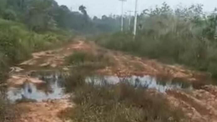 "Seorang guru di Kayan Hilir, Sintang, merekam perjuangannya menerjang jalan rusak berlumpur yang sudah 4 tahun tak tersentuh pembangunan untuk bisa mengajar siswa."