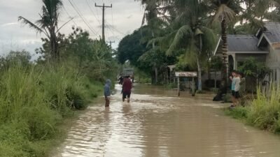 Tanggul Sungai Bahilang Jebol, Banjir Rendam Dua Kecamatan di Tebing Tinggi