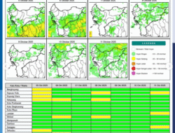 Prakiraan Cuaca Kalimantan Barat Hari Ini: BMKG Ingatkan Potensi Hujan Sedang Disertai Petir