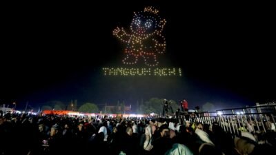 Simbol "Surya Majapahit" menjadi inspirasi dan lambang ketangguhan dalam puncak peringatan Bulan Pengurangan Risiko Bencana 2025 yang digelar di Trowulan, Mojokerto.