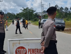 Antisipasi Narkoba, Polsek Sekayam Gelar Razia di Jalan Lintas Malindo