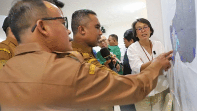 Suasana kegiatan Konsultasi Publik Dokumen Blok Pengelolaan Cagar Alam Laut Kepulauan Karimata di Hotel Mahkota Kayong Utara. (Dok. BKSDA Kalbar)