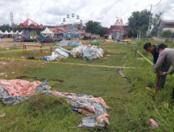 Wahana Rainbow Slide Ambruk di Air Upas Ketapang, 6 Terluka, Polisi Periksa Pemilik