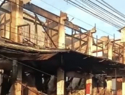 Kebakaran Pasar Bodok Hanguskan 8 Ruko, Api Diduga Berasal dari Bengkel