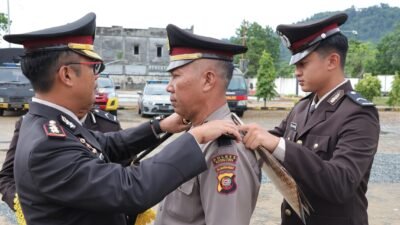 Upacara Hari Kesaktian Pancasila di Polres Kayong Utara, Seorang Perwira Naik Pangkat Kompol