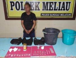 Buruh Harian Asal Pontianak Ditangkap di Meliau karena Edarkan Sabu