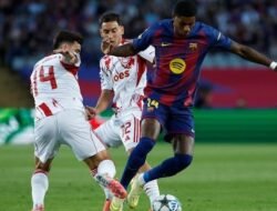 Pesta Gol! Barcelona Bantai Olympiakos 6-1, Hat-trick Fermin Lopez Bawa Los Cules ke Peringkat 3