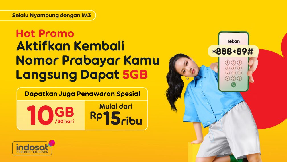 Cara Aktifkan Nomor HP Hangus IM3 dan Tri dengan NIK-KK