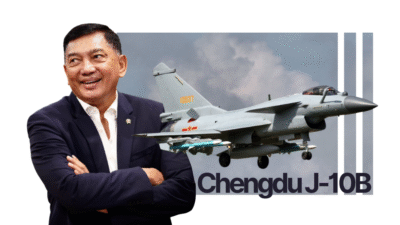 Ilustrasi - Penampakan pesawat tempur Chengdu J-10 buatan China yang direncanakan akan dibeli oleh Indonesia. (Dok. Ilustrasi/Faktakalbar.id)