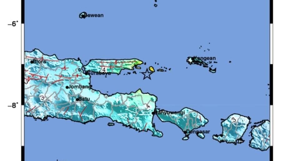 Gempa magnitudo 6,5 guncang Sumenep. (Dok. BMKG)