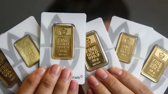 Harga Emas Antam Hari Ini Turun Rp45 Ribu, Cek Lengkapnya