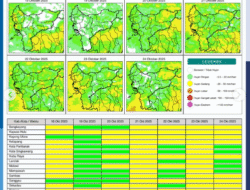 Prakiraan Cuaca BMKG 18 Oktober: Hujan dengan Intensitas Bervariasi Guyur Kalbar