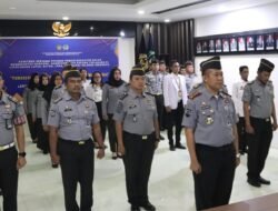Perkuat Integritas, Lapas Pontianak Teken Komitmen Bersama Dipimpin Dirjen Pas