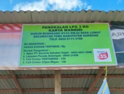 Pangkalan di Lumut Toba Diduga Jual LPG 3 Kg Rp30 Ribu, Warga Desak Pemerintah Cabut Izin