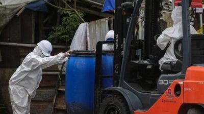 "Kondisi mengerikan di Cikande, Banten, di mana radiasi Cesium-137 ditemukan 875.000 kali di atas batas aman. Sembilan pekerja telah menjadi korban paparan."