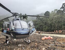 Akses Darat Putus Total, BNPB Tempuh Jalur Langit Tembus Isolasi Desa Sihaporas