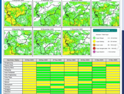 Prakiraan Cuaca Kalbar Hari Ini: BMKG Prediksi Hujan Ringan-Sedang, Waspada Petir dan Angin Kencang